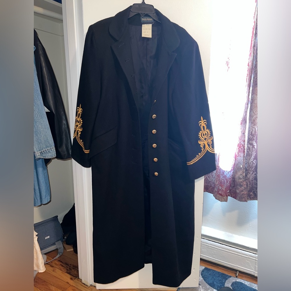 Vintage black coat